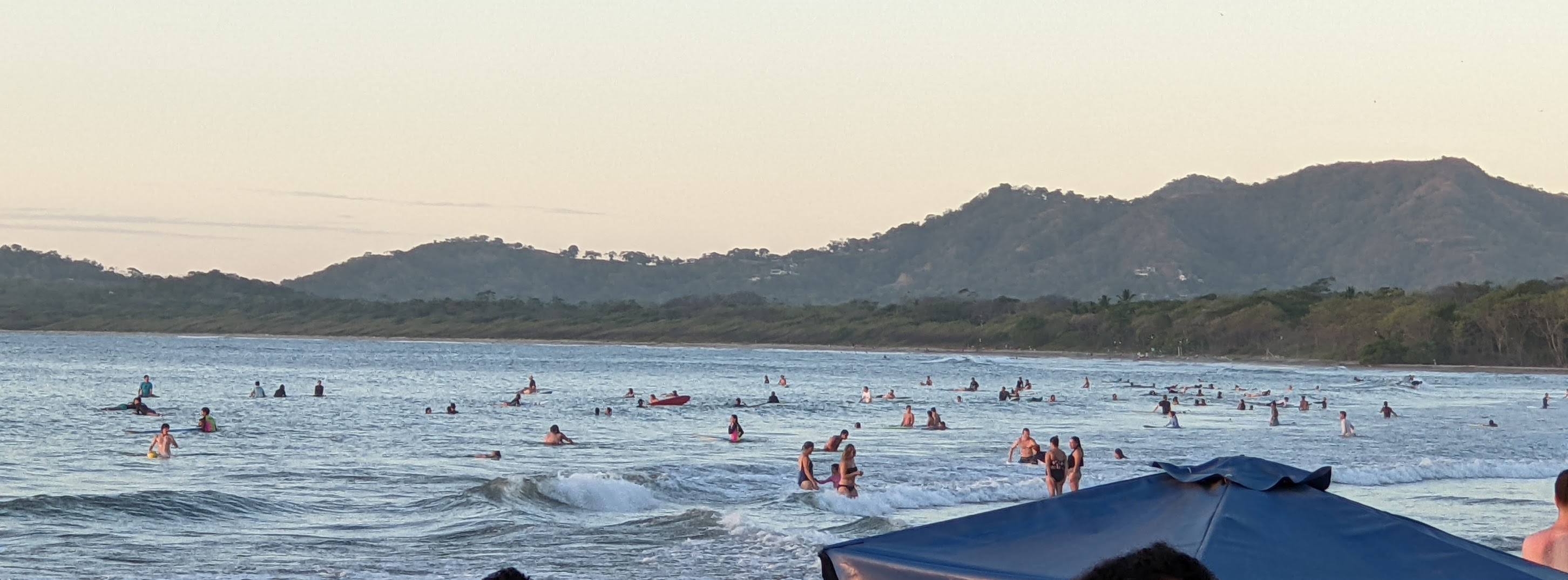 Beach crowd