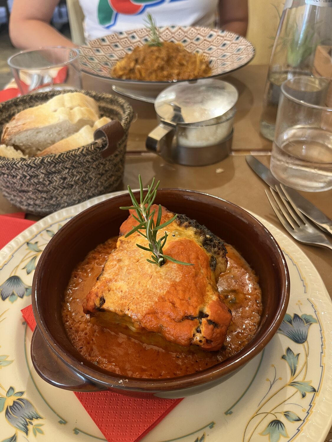 Our final meal of the Italy trip