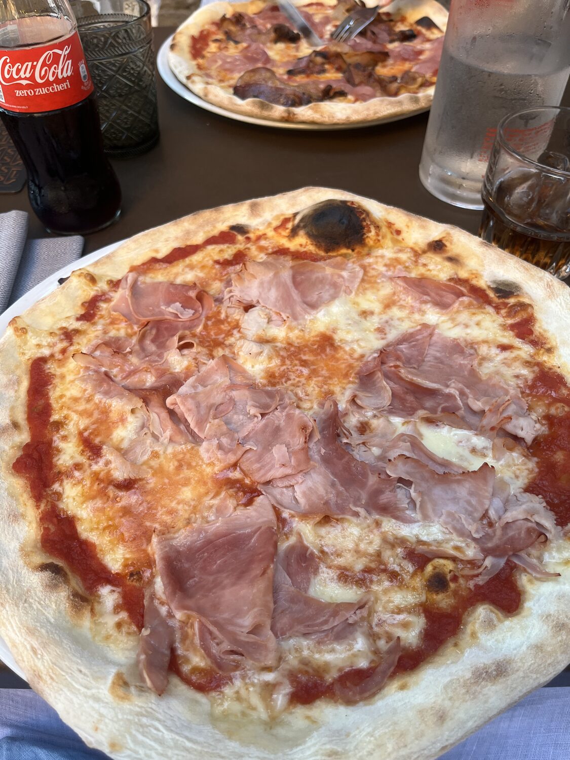 Pizza for dinner in Monterosso
