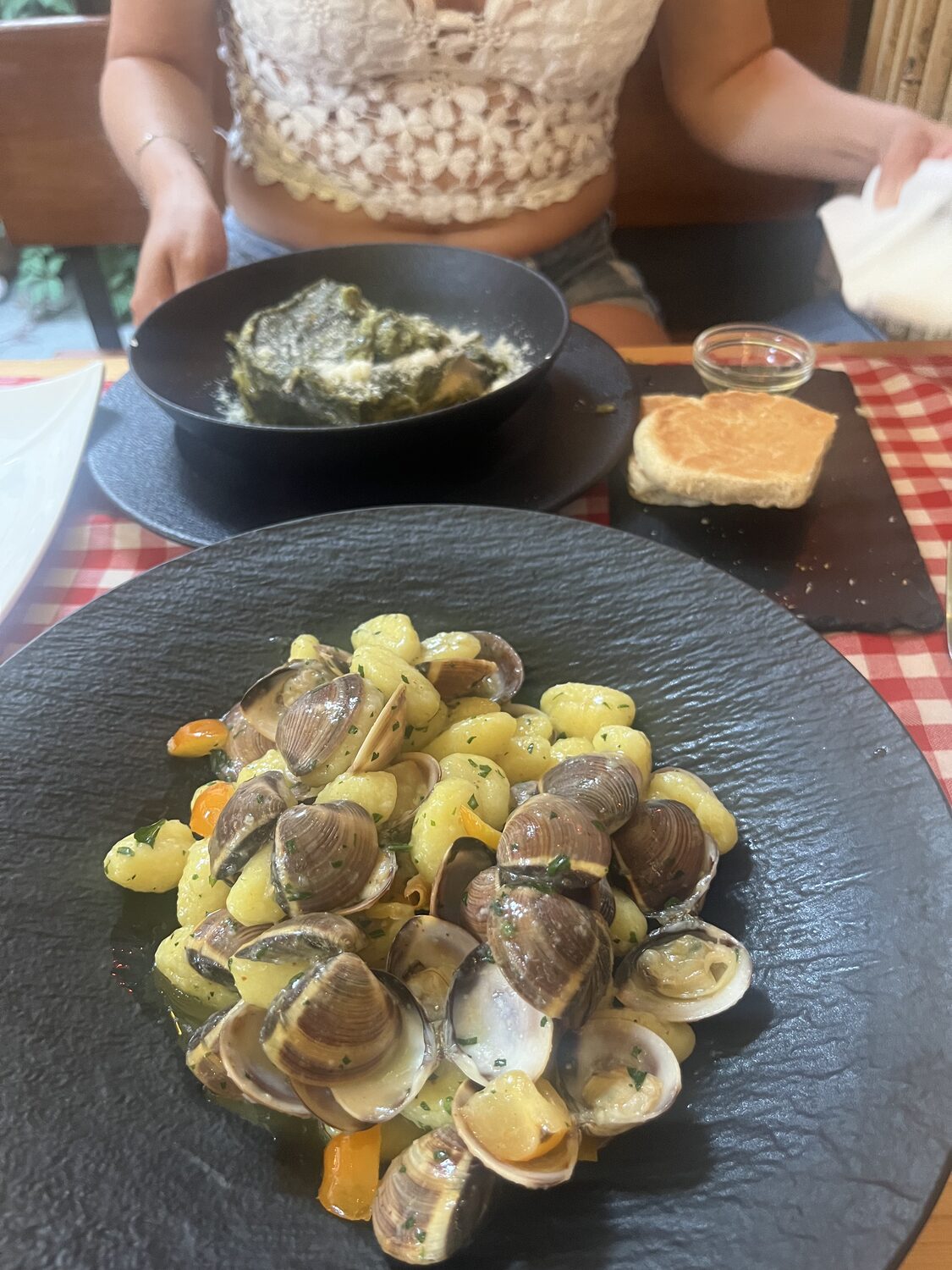 Pasta dinner in Monterosso