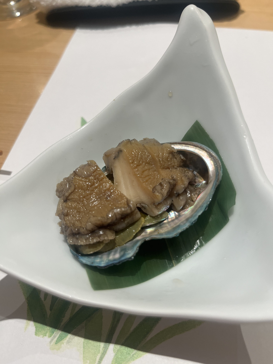 Abalone in the shell