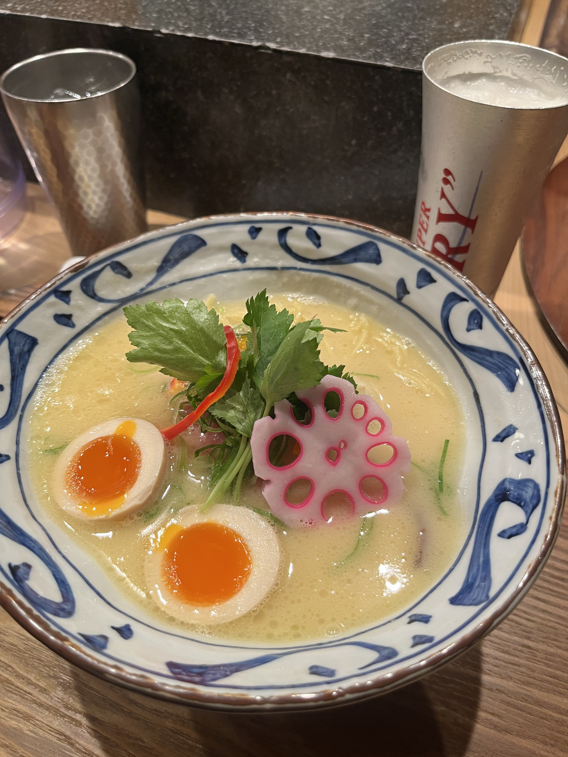 Chicken paitan ramen