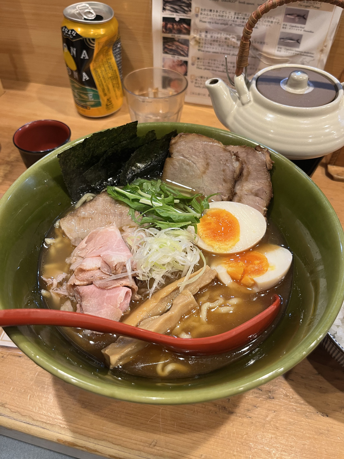 Fish ramen with chashu