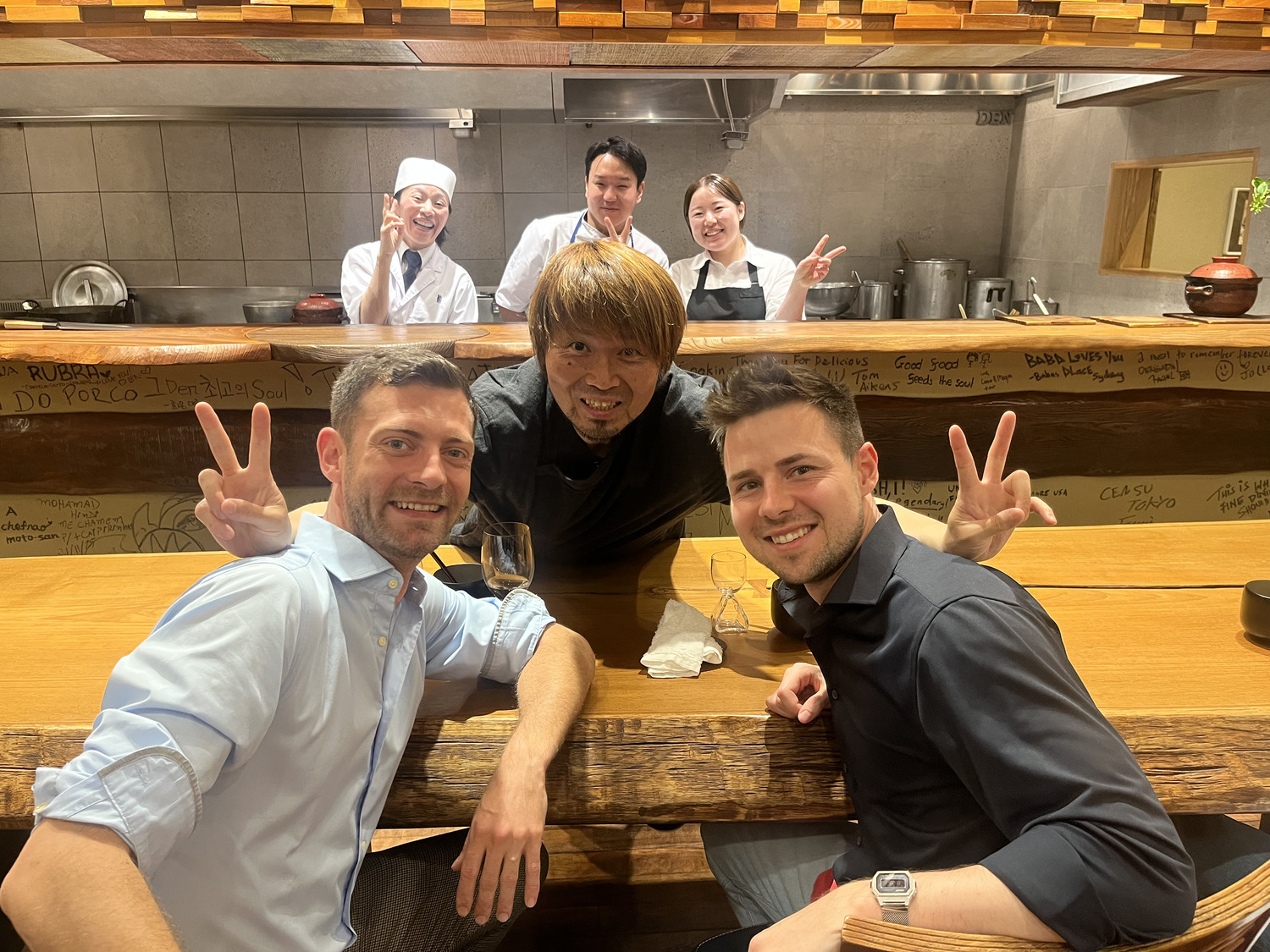 Group photo with the DEN chefs