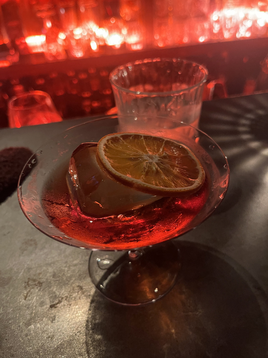 Manhattan at a Ginza cocktail bar