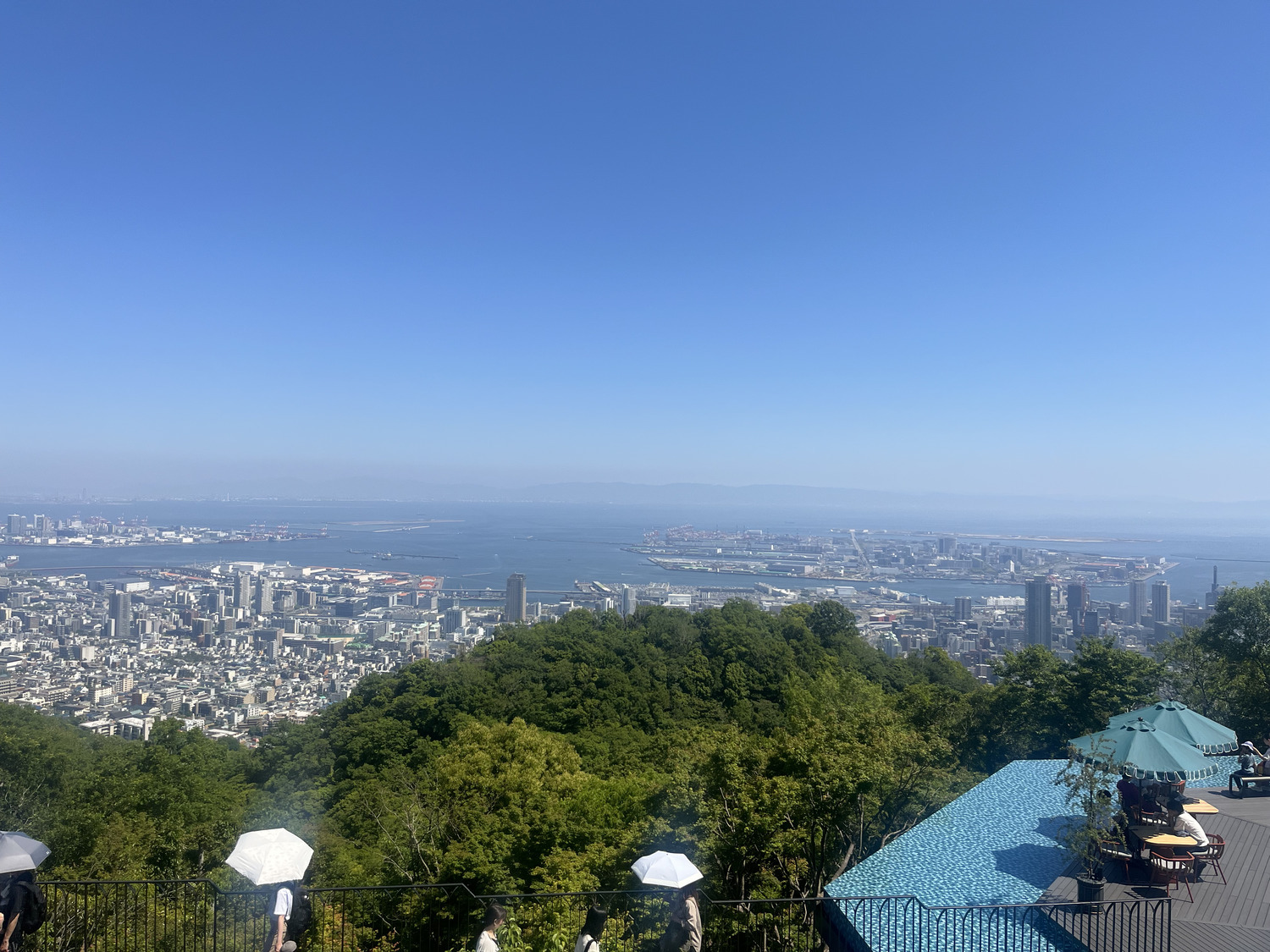 Kobe bay panorama from Rokko