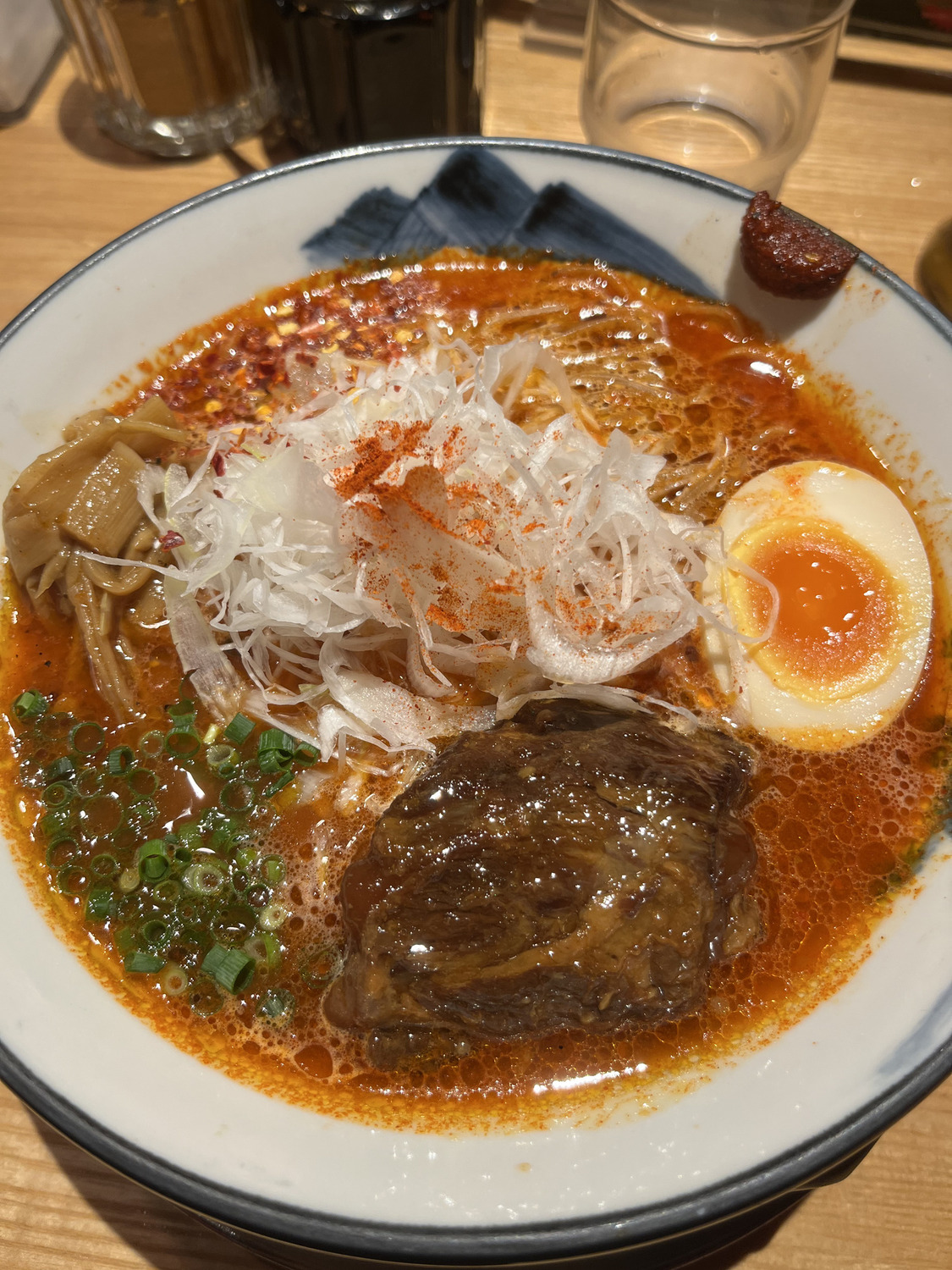 Spicy beef rib ramen