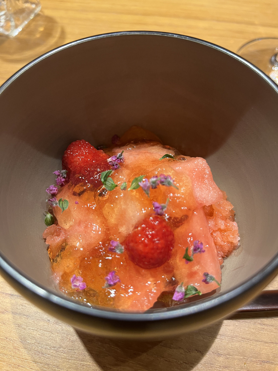 Strawberry and watermelon dessert