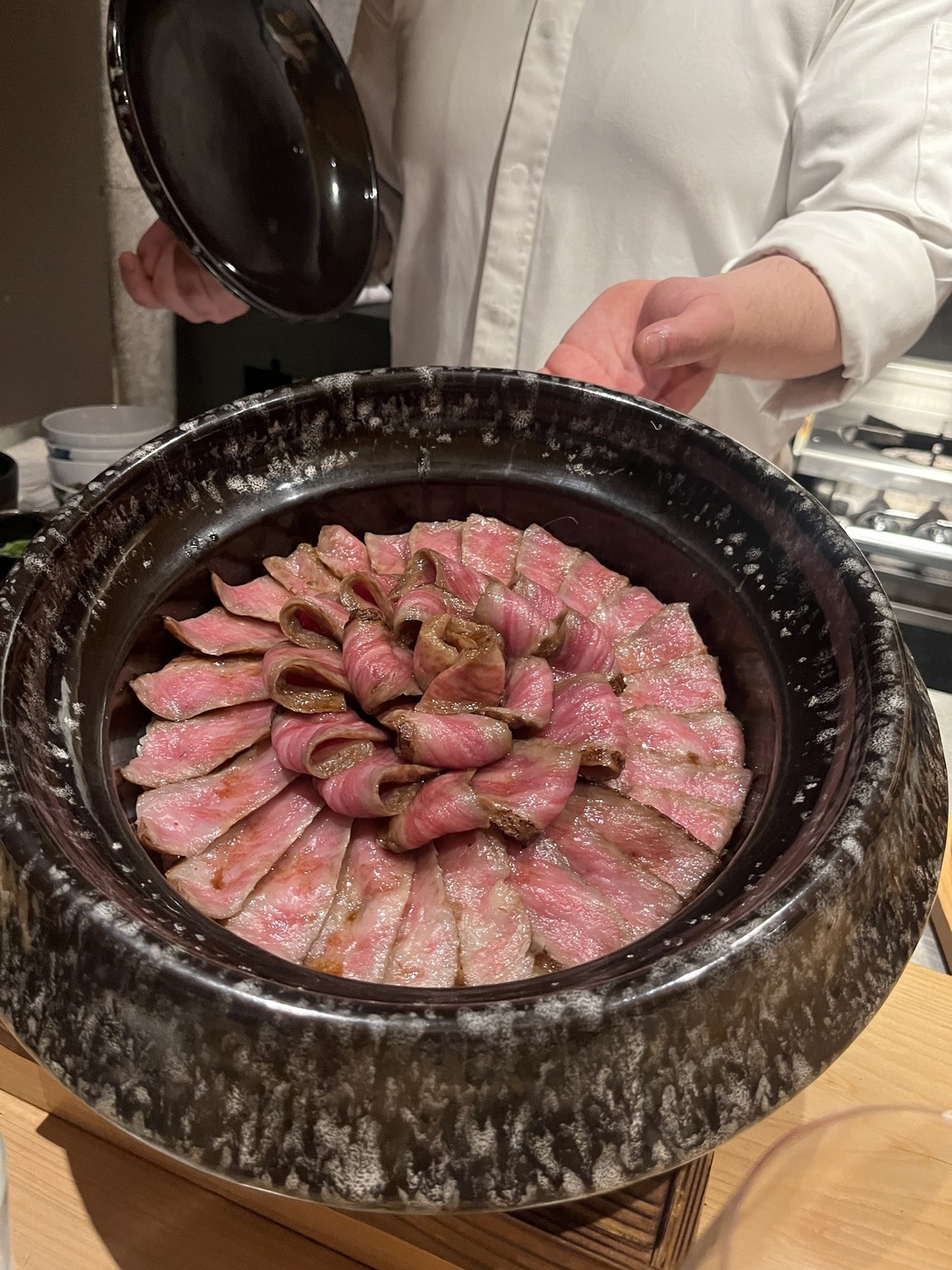 Wagyu donabe rice pot revealed