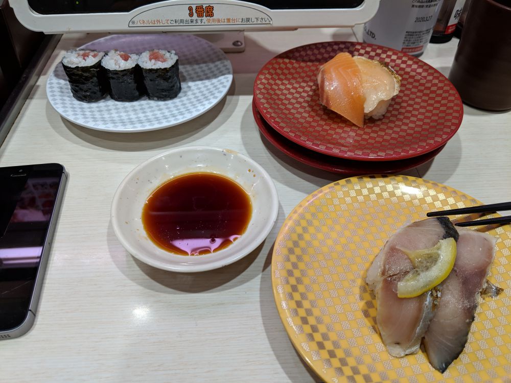 Sushi train nigiri